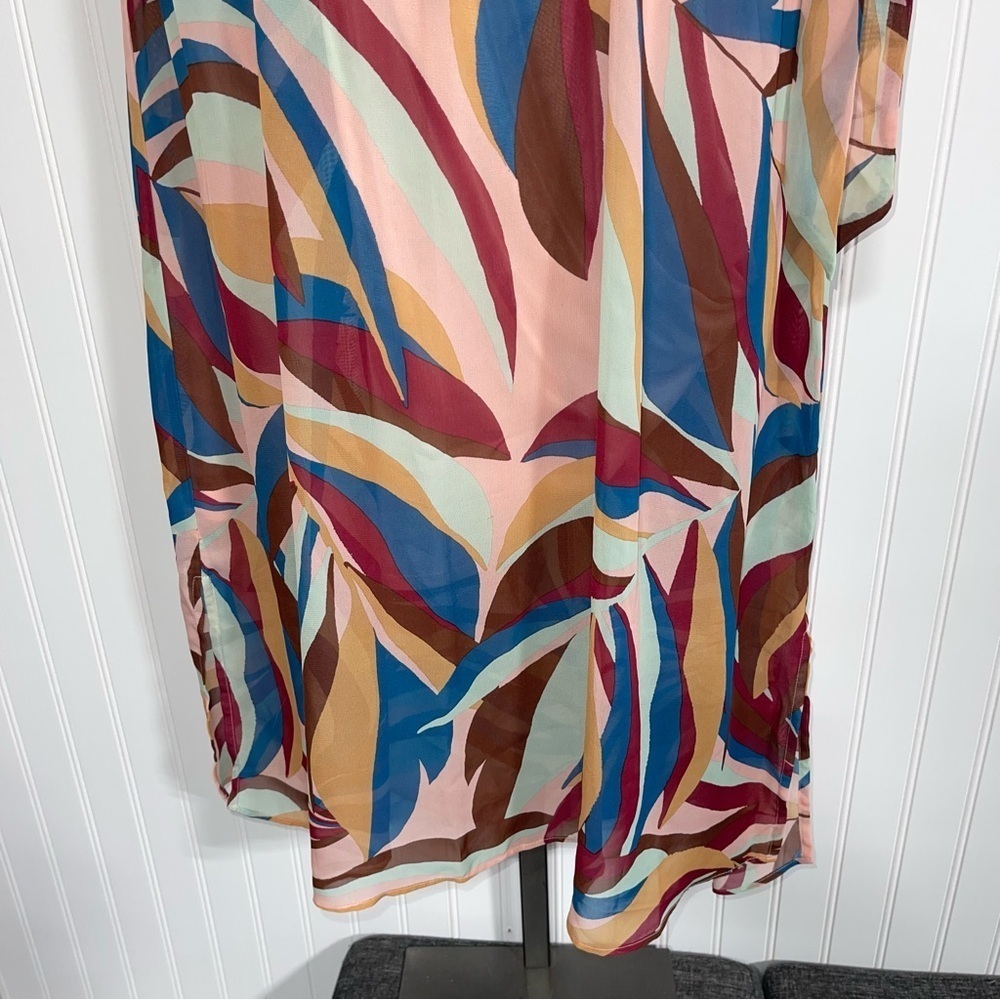 Lane Bryant Multicolor Midi Dress with Elegant Design - Picture 4 of 8